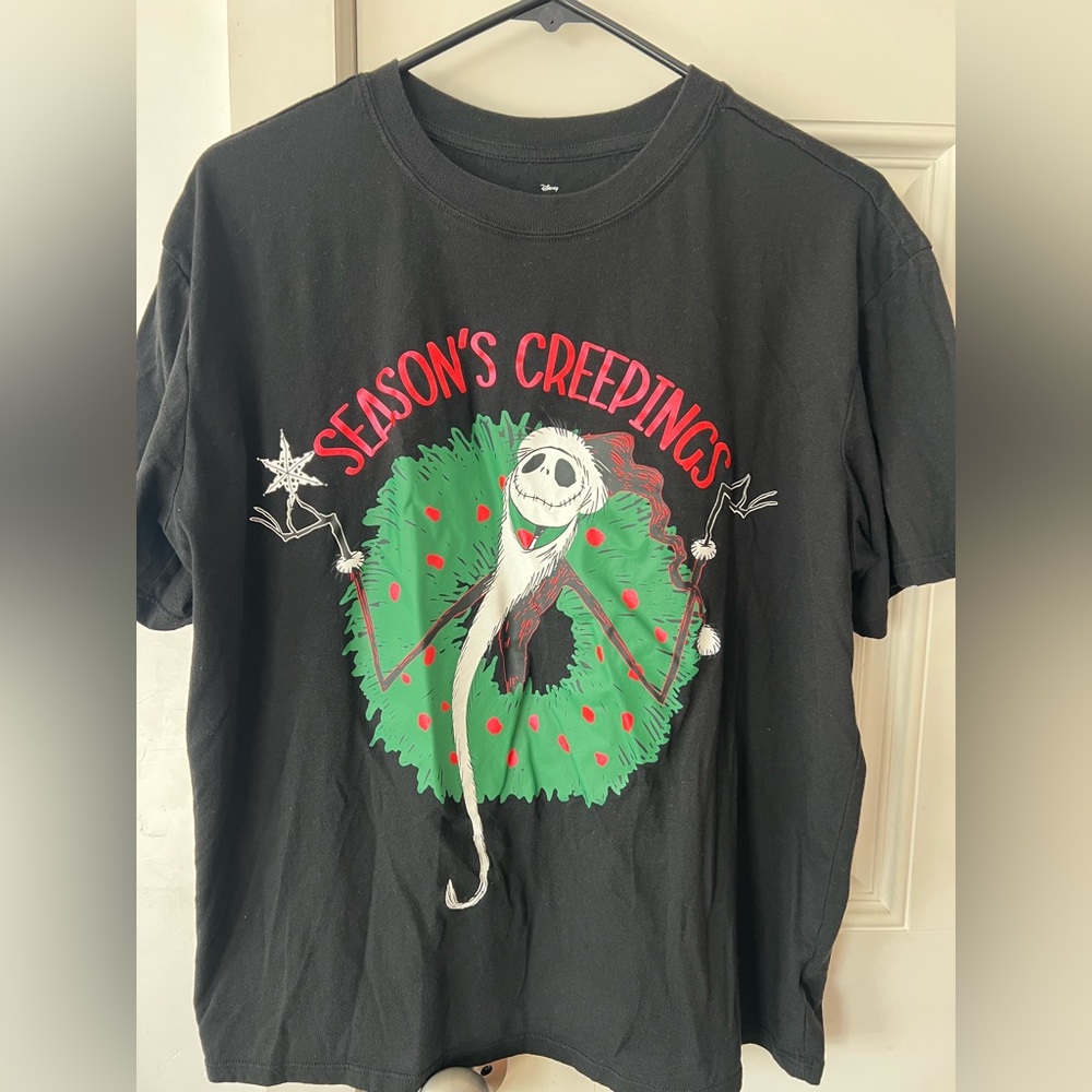 Black Disney Nightmare Before Christmas tee